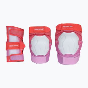 Apsaugų rinkinys Powerslide Standard Set red/pink