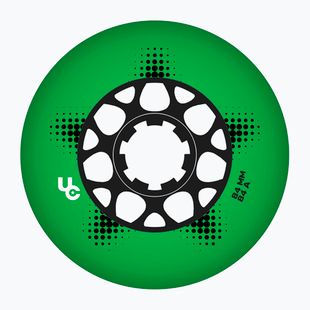 Riedučių ratukai UNDERCOVER WHEELS Team Pro 84 mm/84A 4 pcs. green