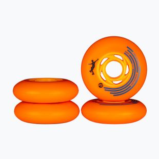 Riedučių ratukai Powerslide King of Slides 4 pcs 76 mm/90A orange/orange