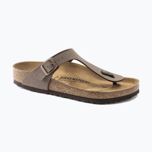 Šlepetės BIRKENSTOCK Gizeh Birkibuc Narrow mocca