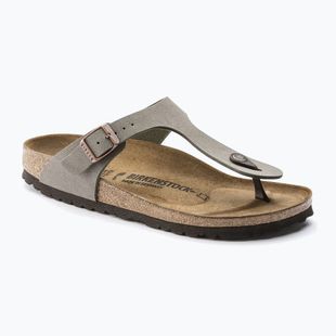 Šlepetės BIRKENSTOCK Gizeh Birkibuc Narrow stone