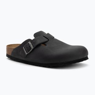 Šlepetės BIRKENSTOCK Boston LEOI Narrow black