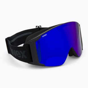 Slidinėjimo akiniai UVEX G.gl 3000 TO black matt/mirror blue/lasergold lite/clear