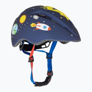 Vaikiškas dviračių šalmas UVEX Kid 2 CC dark blue rocket matt