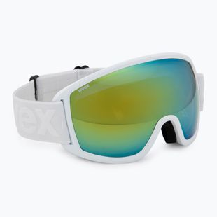 Slidinėjimo akiniai UVEX Topic white matt/mirror orange blue