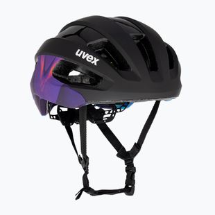 Dviračių šalmas UVEX Rise Pro MIPS black/galaxy matt