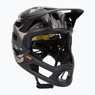 Dviračio šalmas UVEX Revolt MIPS oak brown/orange matt
