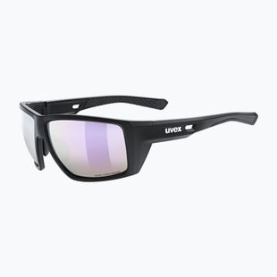 Akiniai nuo saulės UVEX Mtn Venture CV black matt/mirror pink