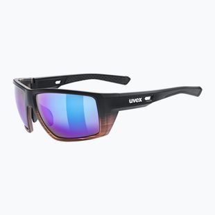 Akiniai nuo saulės UVEX Mtn Venture CV black demi matt/mirror blue