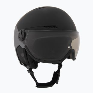 Slidinėjimo šalmas UVEX Wanted Visor Pro V black/silver matt