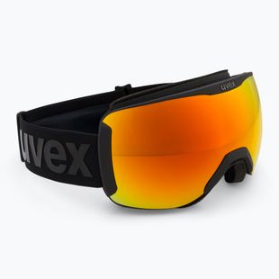 Slidinėjimo akiniai UVEX Downhill 2100 CV black matt/mirror orange yellow