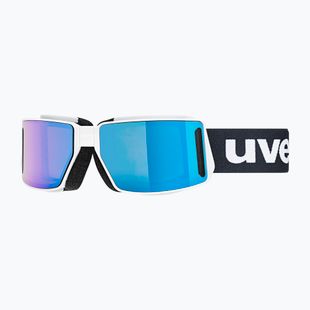 Ski touring akiniai UVEX Mtn Tour white matt/mirror blue
