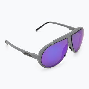 Akiniai nuo saulės UVEX Esntl Pina grey matt/mirror purple