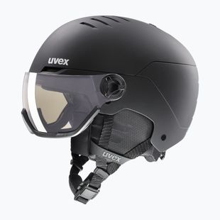 Slidinėjimo šalmas UVEX Wanted Visor Pro V black matte