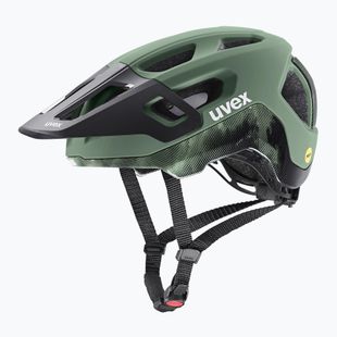 Dviračio šalmas UVEX React MIPS moss green/black matt
