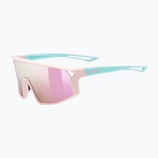 Vaikiški akiniai nuo saulės UVEX Skyryse Jr pink/green matt/mirror pink