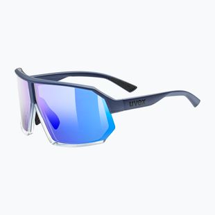 Akiniai nuo saulės UVEX Sportstyle 237 metallic blue/clear/mirror blue