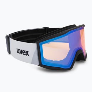 Slidinėjimo akiniai UVEX Blast FM black matt/mirror blue