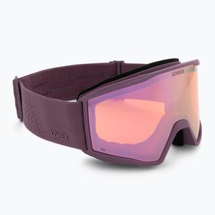 Slidinėjimo akiniai UVEX Blast FM plum matt/mirror purple