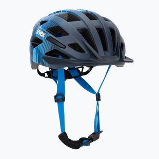 Vaikiškas dviratininko šalmas UVEX Air Wing 2 CC dusk/bubble blue matt