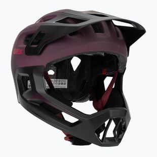 Vaikiškas dviratininko šalmas UVEX React Fullface Jr cranberry matt