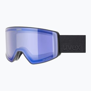 Slidinėjimo akiniai UVEX Scenic P S0-S4 black matt/mirror blue/pola
