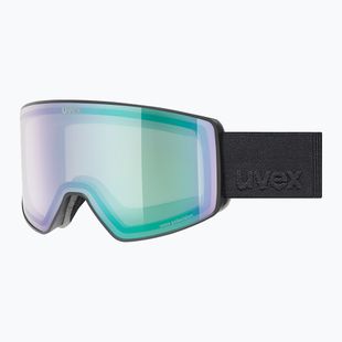 Slidinėjimo akiniai UVEX Scenic P S0-S4 black matt/mirror green/pola