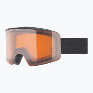 Slidinėjimo akiniai UVEX Ignite LG S2 black matte / orange