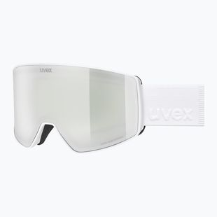 Slidinėjimo akiniai UVEX Scenic FM S2 white matt/mirror silver