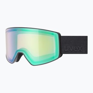 Slidinėjimo akiniai UVEX Scenic FM S2 black matt/mirror green