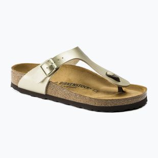 Šlepetės per pirštą BIRKENSTOCK Gizeh Birko-Flor Narrow gold