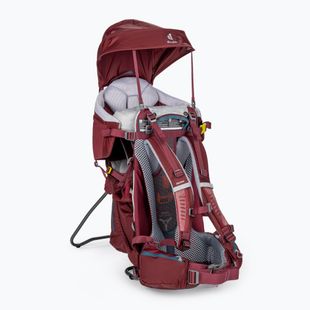 Deuter Kid Comfort vaikiška kelioninė kuprinė bordo spalvos 362022150260