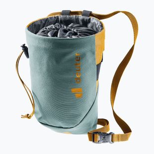 Magnezijos maišelis deuter Gravity Chalk Bag II teal-cinnamon