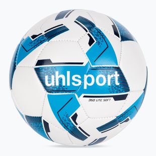 Futbolo kamuolys uhlsport Lite Soft 350 white/cyan/navy dydis 5