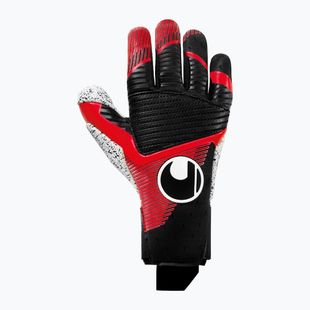 Uhlsport Powerline Supergrip+ Reflex vartininko pirštinės juoda/raudona/balta