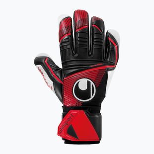 Uhlsport Powerline Supersoft Hn vartininko pirštinės juoda/raudona/balta