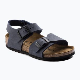 Vaikiškos basutės BIRKENSTOCK New York Birkibuc Narrow navy