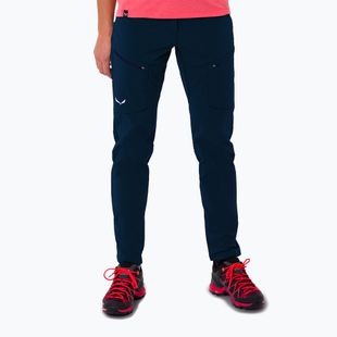 Moteriškos softshell kelnės Salewa Puez DST Cargo navy blazer
