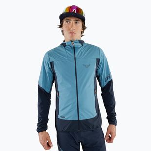 Vyriška softshell striukė DYNAFIT Traverse Alpha Hooded storm blue