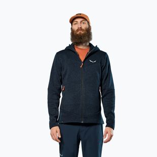 Vyriškas trekingo džemperis Salewa Puez Rocca Polarlite Hood navy blazer