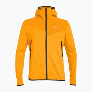 Vyriškas žygio džemperis Salewa Agner Hybrid PL/DST FZ Hoody turmeric melange/0910