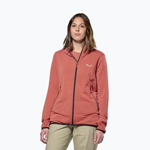 Moteriškas žygio džemperis Salewa Agner Hemp 2 Hooded etruscan red