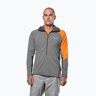 Vyriškas žygio džemperis Salewa NXT Hyb 1/2 Zip Tee quiet shade