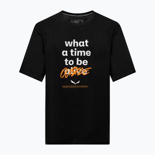 Vyriški marškinėliai Salewa Eagle Outside Loose black out