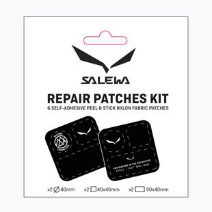Remonto rinkinys Salewa Repair Patches Kit 2pcs black/white