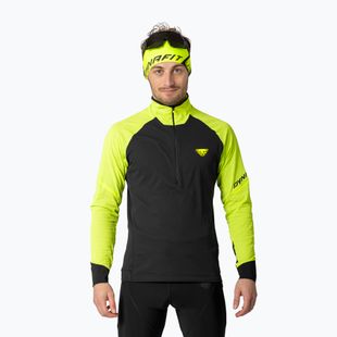 Vyriškas bėgimo džemperis DYNAFIT Alpine 1/2 Zip Tee ultra yellow/0910
