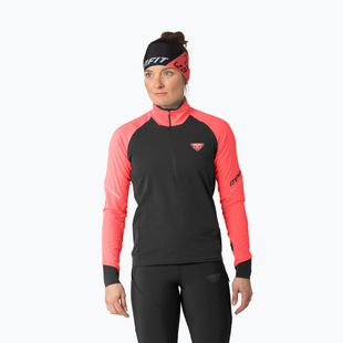 Moteriškas bėgimo džemperis DYNAFIT Alpine 1/2 Zip Tee ultra coral/0910