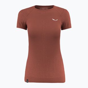 Moteriški trekkinginiai marškinėliai Salewa Zebru Medium Warm Amr etruscan red