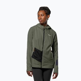 Moteriška striukė nuo vėjo Salewa Pedroc Polarlite Wind Hood faded green