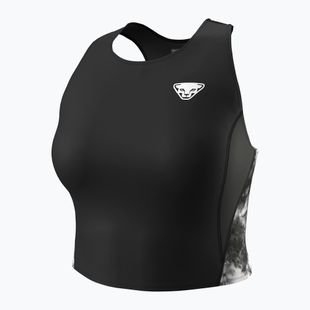Moteriški bėgimo marškinėliai DYNAFIT Trail Crop Top black